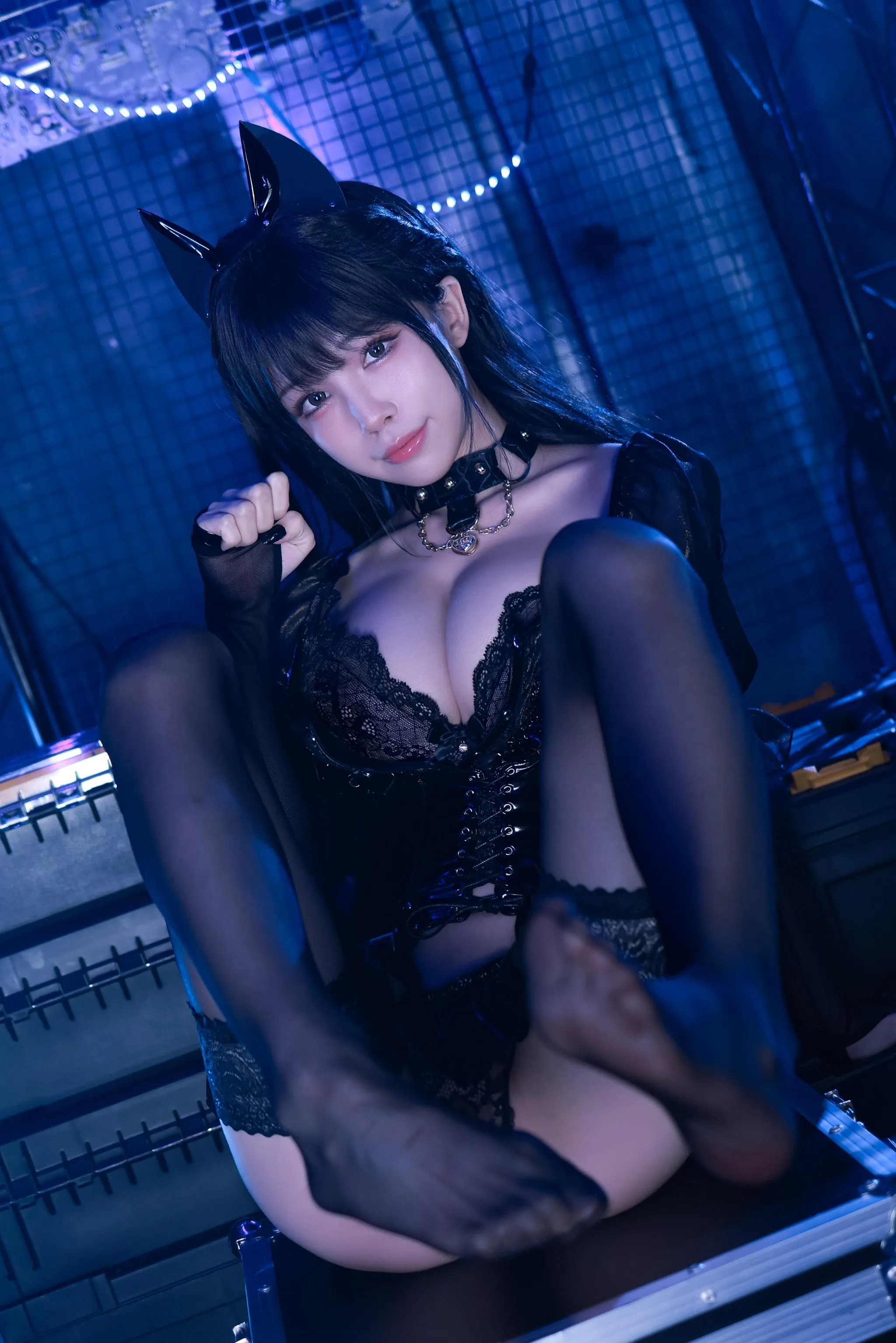 水淼Aqua – NO.94 猫咪女郎-黑色猫猫 [59P]插图